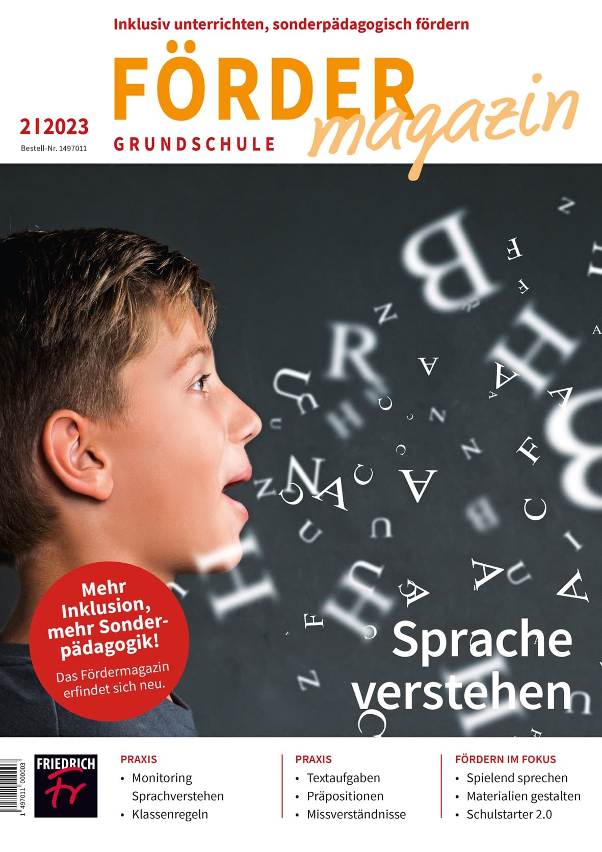 1. Förderbedarf erkennen und Material finden